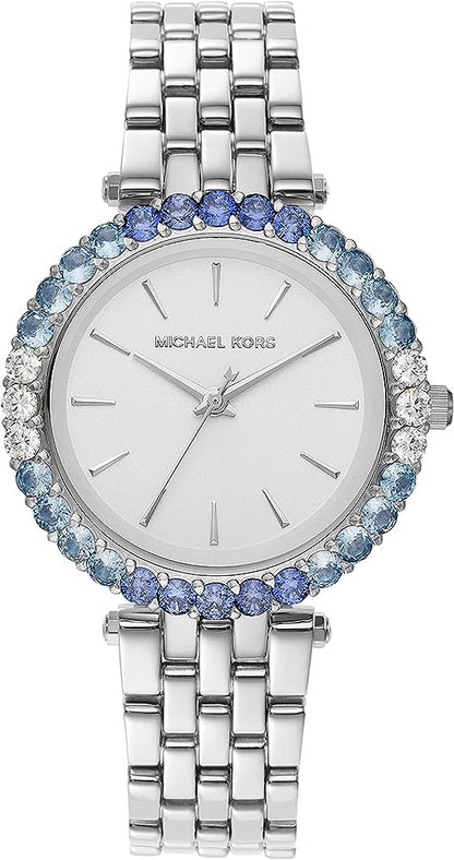 Michael Kors Darci Pave Silver-Tone Women's Watch - MK4516
