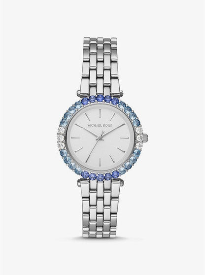 Michael Kors Darci Pave Silver-Tone Women's Watch - MK4516