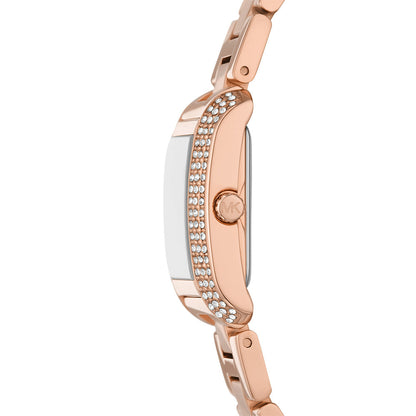 Michael Kors Emery Three-Hand Rose Gold-Tone Women's Watch - MK7512
