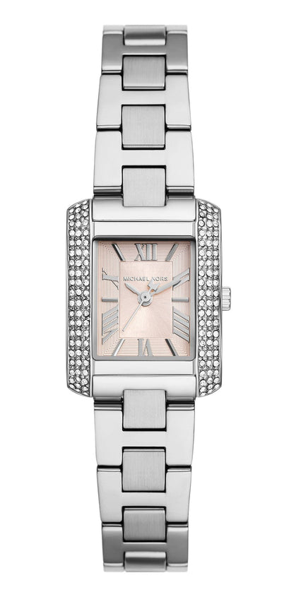 Michael Kors Emery Three-Hand Pink MOP Dial Silver Women's Watch - MK7514