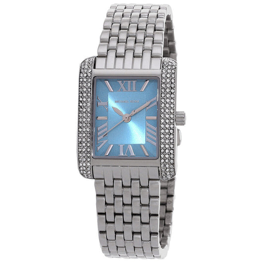 Michael Kors Emery Quartz Crystal Blue Dial Ladies Watch MK4829
