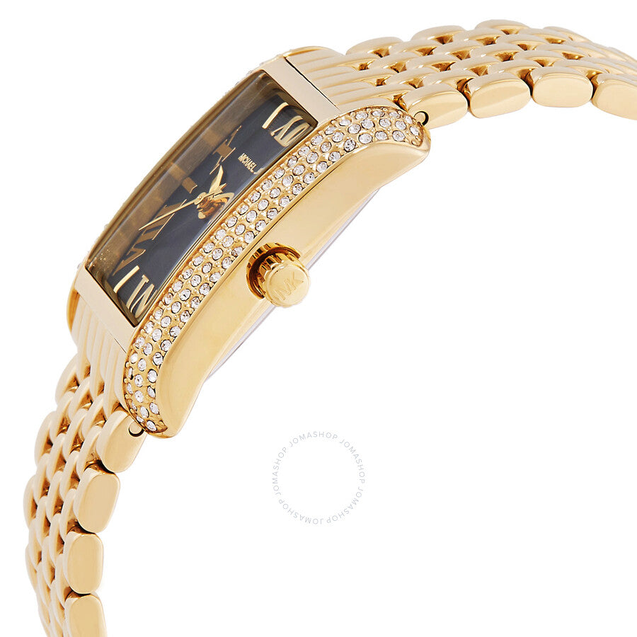 Michael Kors Emery Quartz Crystal Green Dial Ladies Watch MK4742