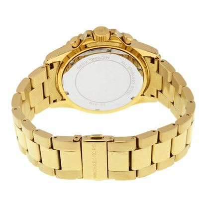 Michael Kors Everest Chronograph Navy Dial Gold-tone Men's Watch MK8267