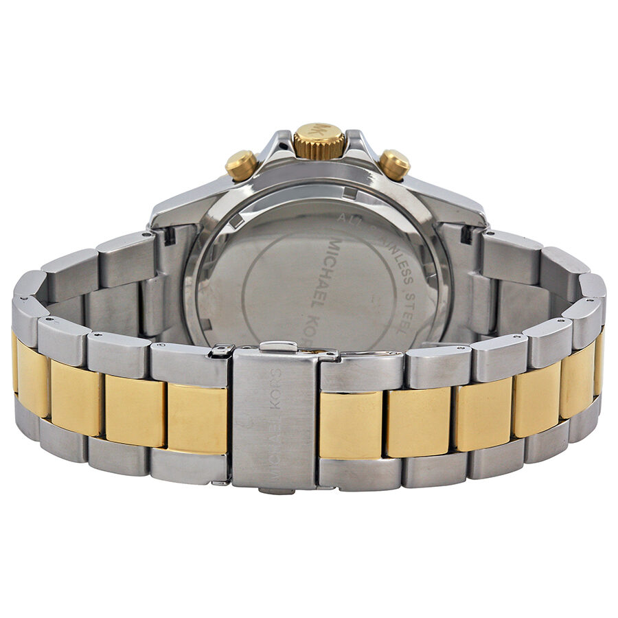 Michael Kors Everest Oversized Chronograph Black Dial Two-tone Men's Watch MK8311