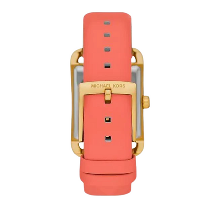 Michael Kors Petite Monroe Gold-Tone and Leather Women's Watch - MKO1060