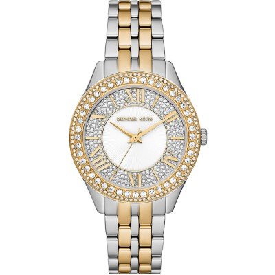 Michael Kors Harlowe Quartz Crystal Silver Dial Ladies Watch MK4811