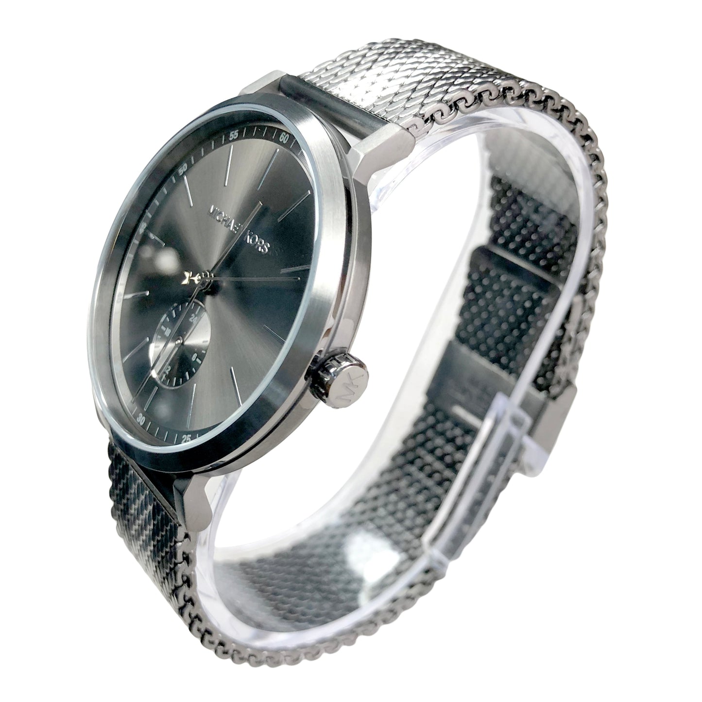 Michael Kors Irving Tow Tone Grey Mesh Watch - MK8805