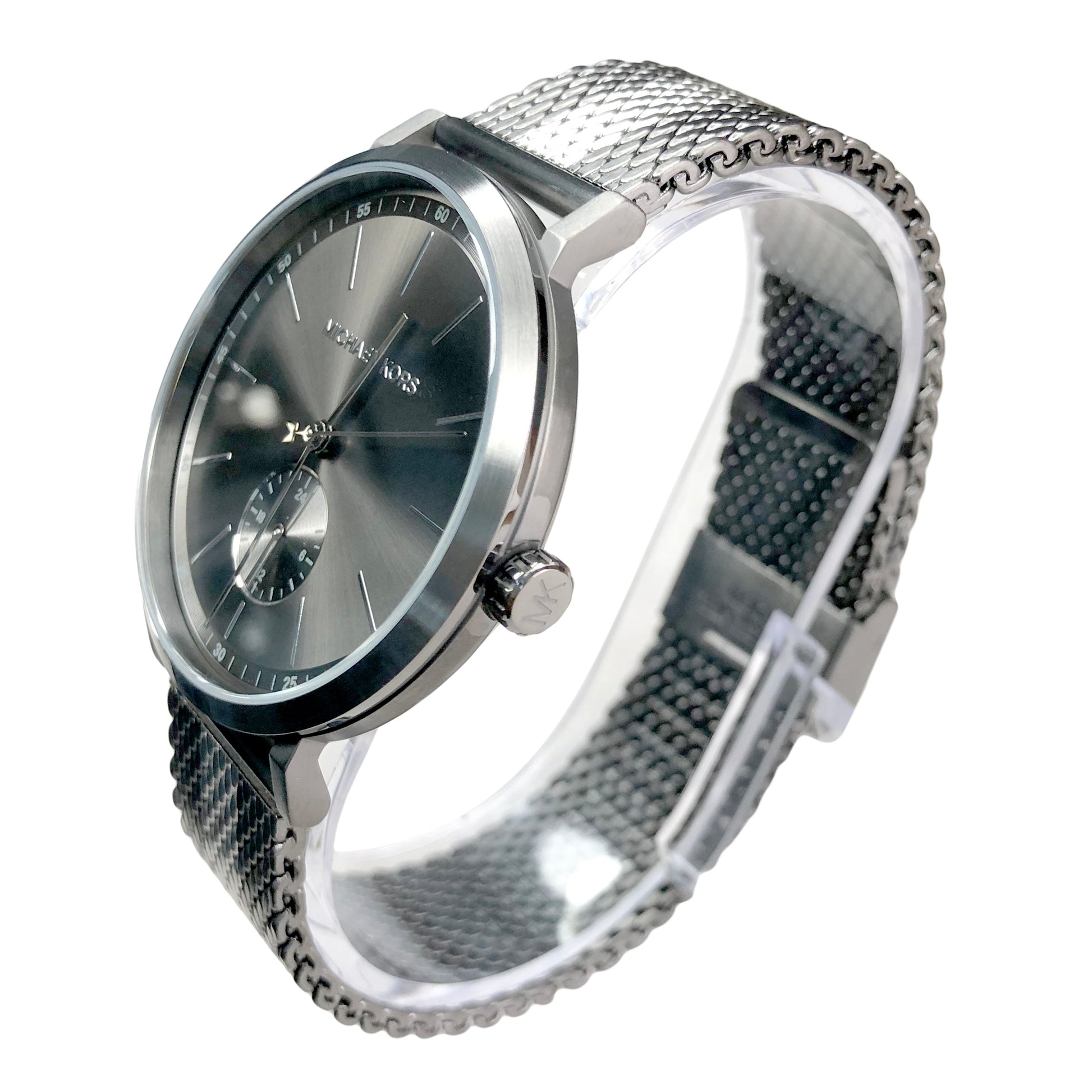 Michael Kors Irving Tow Tone Grey Mesh Watch - MK8805