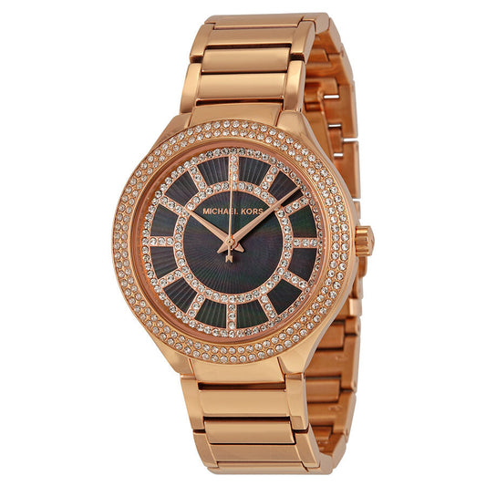 Michael Kors Kerry Back MOP Dial Rose Gold Women's Watch - MK3397