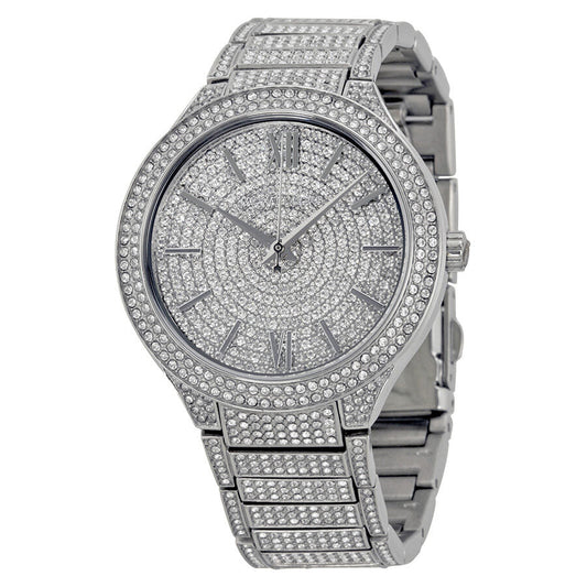 Michael Kors Kerry Crystal Pave Silver Women's Watch - MK3359