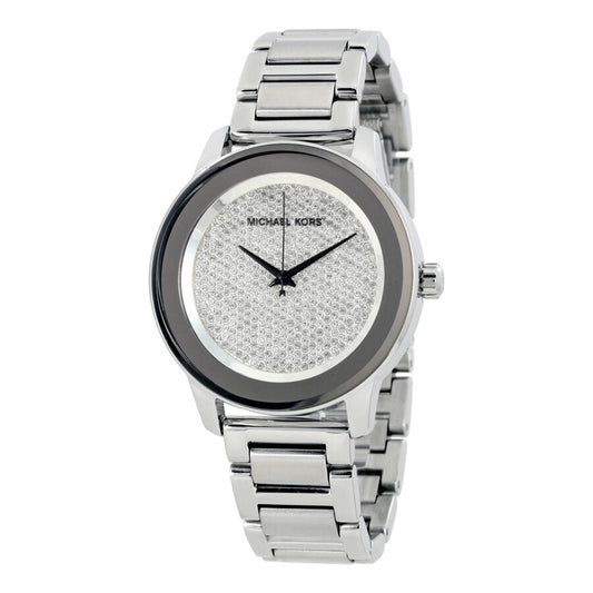 Michael Kors Kinley Diamond Pave Silver-Tone Men's Watch - MK5996