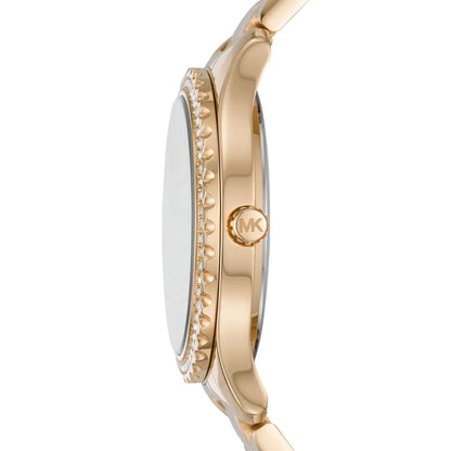Michael Kors Layton Quartz Black Dial Gold-Tone Women's Watch - MK6892