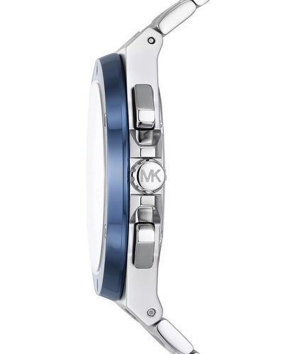 Michael Kors Lennox Chronograph Blue Dial Silver Men's Watch - MK8938