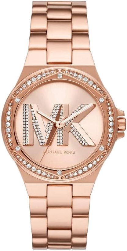 Michael Kors Lennox Three Hand Rose Gold-Tone Women's Watch - MK1063