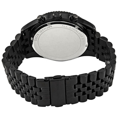 Michael Kors Lexington Chronograph Silver Crystal Pave Dial  Men's Watch MK8605