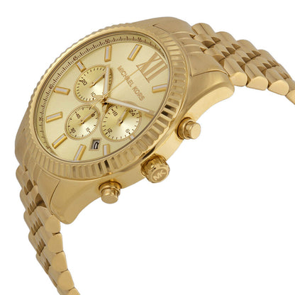 Michael Kors Lexington Chronograph Champagne Dial Men's Watch MK8281