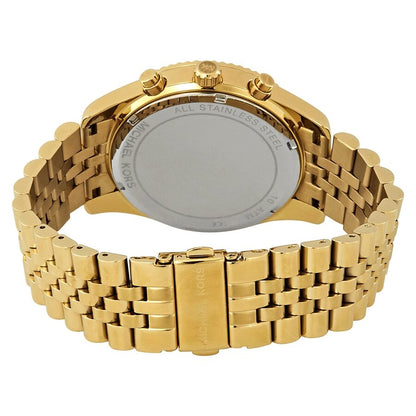 Michael Kors Lexington 44MM Chronograph Golden Watch MK8494 (Defect)