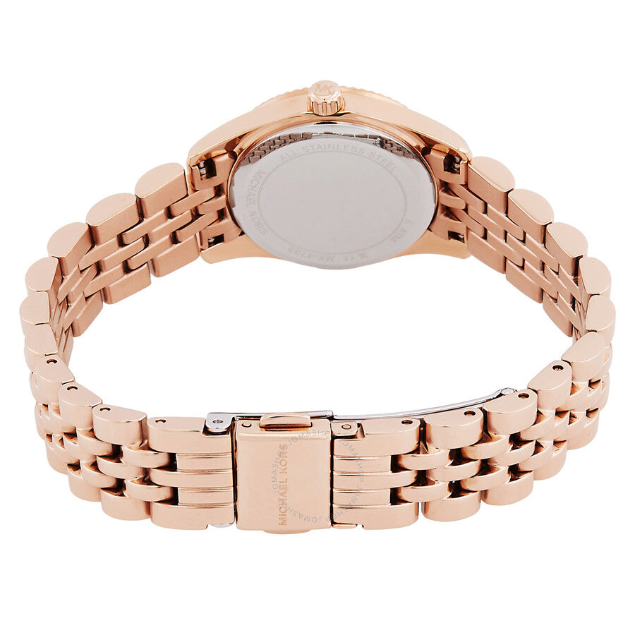 Michael Kors Lexington Quartz Rose Gold Dial Ladies Watch MK4739