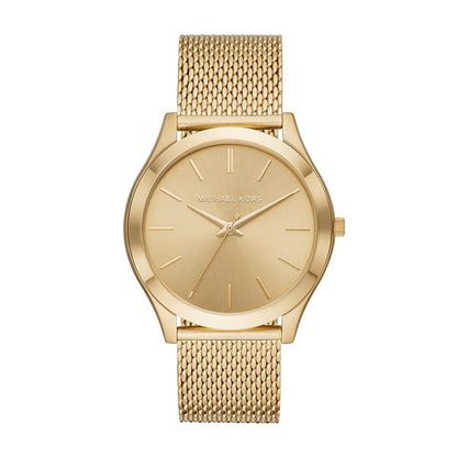 Michael Kors Men's Slim Runway Gold-Tone Watch MK8625