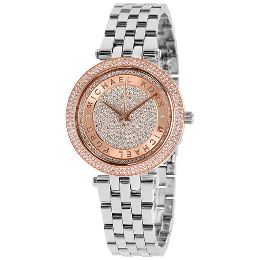 Michael Kors Darci Pave Dial Two-Tone Ladies Watch MK3446