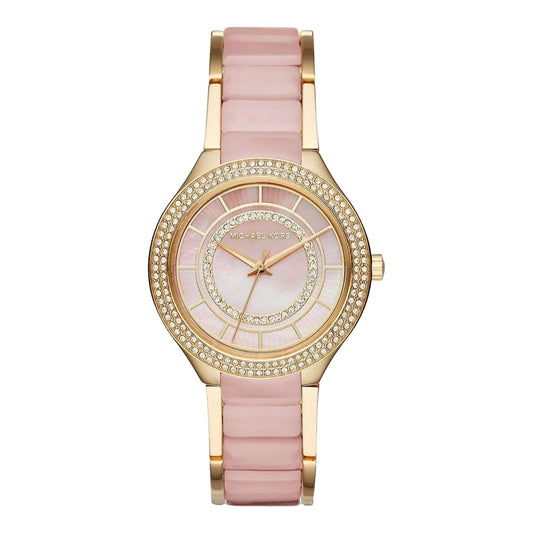 Michael Kors Kerry Pink Acetate and Gold Women's Watch - MK3508