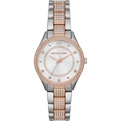 Michael Kors Mini Lauryn Pavé Two-Tone Watch MK4388