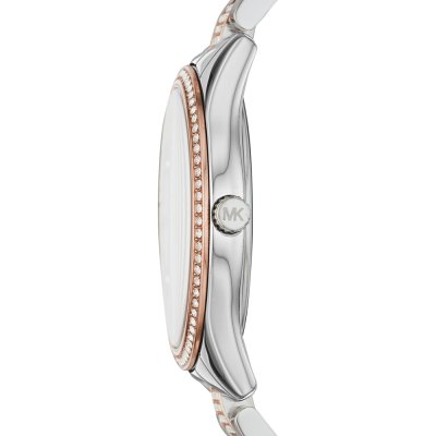 Michael Kors Mini Lauryn Pavé Two-Tone Watch MK4388