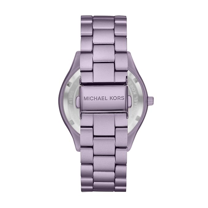 Michael Kors MK4540 watch caseback showing transparent case back with branding