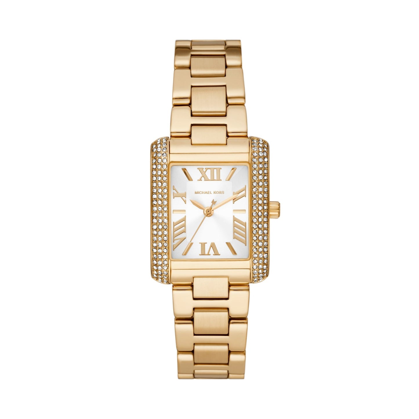Michael Kors Emery Pavé Rectangular Gold Women's Watch - MK4640