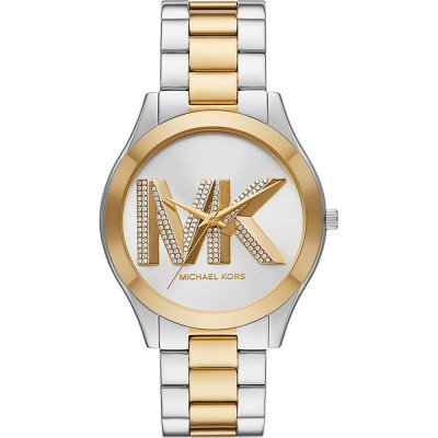 Michael Kors Oversized Slim Runway Two-Tone Watch MK4735