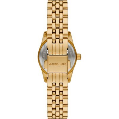 Michael Kors Petite Lexington Pavé Gold-Tone Watch MK4741