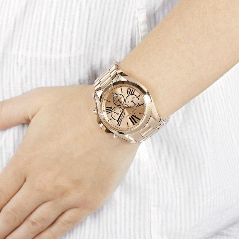 Michael Kors Bradshaw Chronograph Rose Gold Watch MK5503
