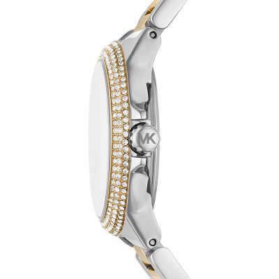 Michael Kors Mini Camille Pavé Two-Tone Watch MK6982