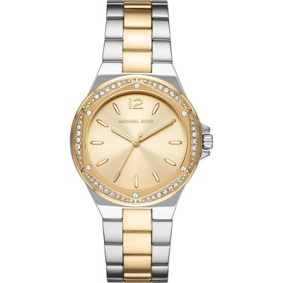Michael Kors Lennox Pavé Two-Tone Watch MK6988