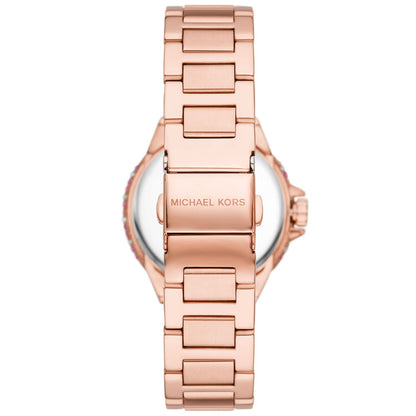 Michael Kors Mini Camille Multifunction Pink MOP Dial Rose Gold Women's Watch - MK7273
