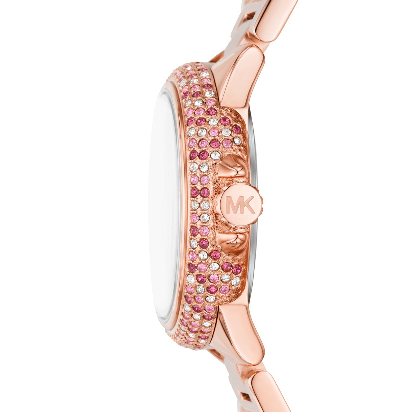 Michael Kors Mini Camille Multifunction Pink MOP Dial Rose Gold Women's Watch - MK7273