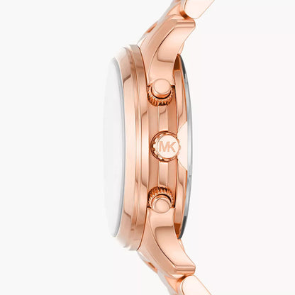 Michael Kors Mini Runway Chronograph Rose-gold Women's Watch - MK7327