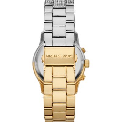 Michael Kors Runway Pavé Two-Tone Watch MK7329