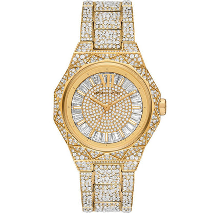 Michael Kors Oversized Raquel Pavé Gold-Tone Women's Watch - MK7398