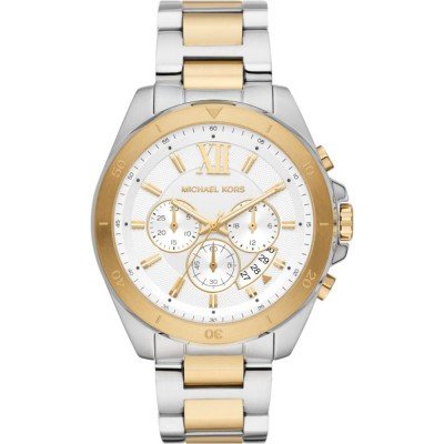 Michael Kors Brecken Pavé Tow Tone Watch MK9064