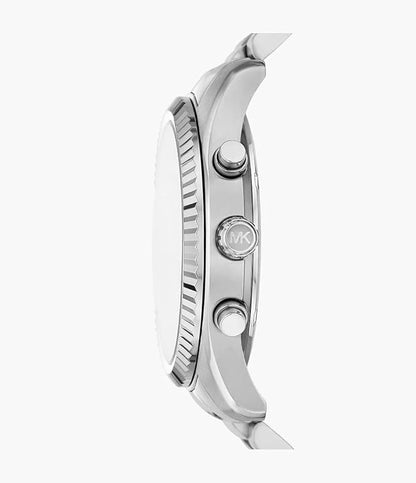 Michael Kors MK9165 side profile showing case depth and textured bezel