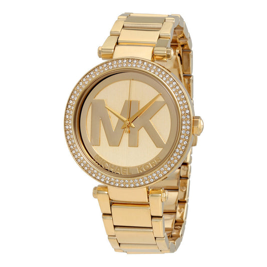 Michael Kors Parker Champagne Dial Gold Women's Watch - MK5784