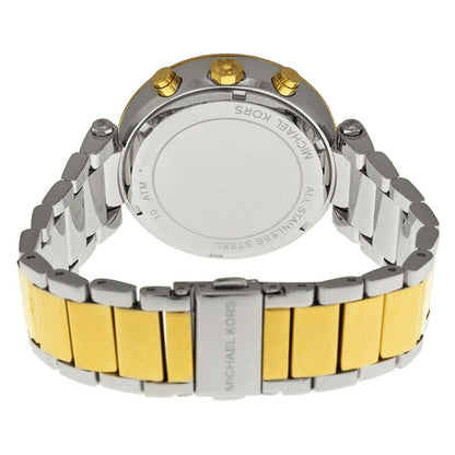 Michael Kors Parker Glitz Silver Dial Two-tone Ladies Watch MK5626