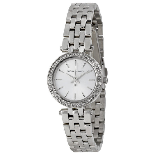 Michael Kors Petite Darci White Dial Silver Women's Watch - MK3294