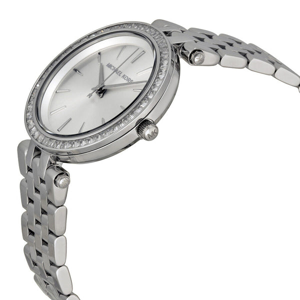 Michael Kors Petite Darci Crystal Paved Silver Ladies Watch MK3364