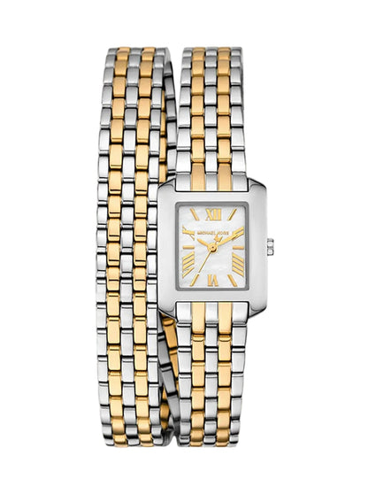 Michael Kors Petite Emery Two-Tone Double Wrap Ladies Watch - MK4869