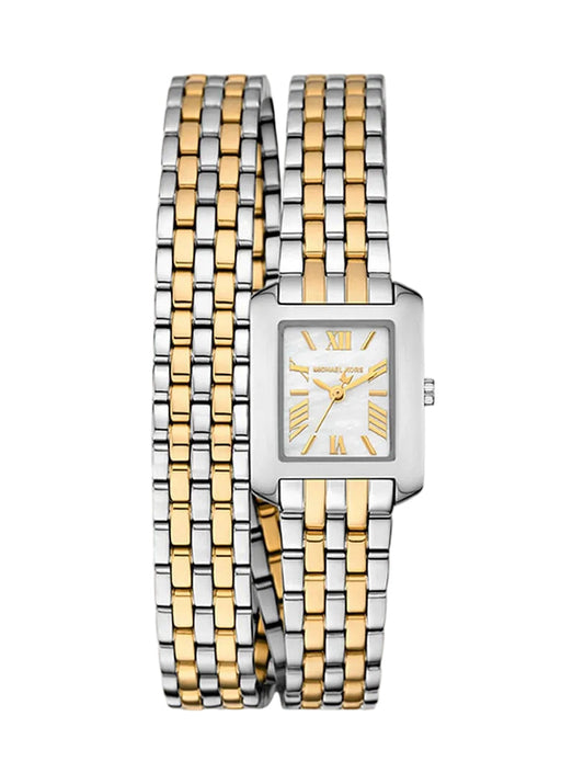 Michael Kors Petite Emery Two-Tone Double Wrap Ladies Watch - MK4869