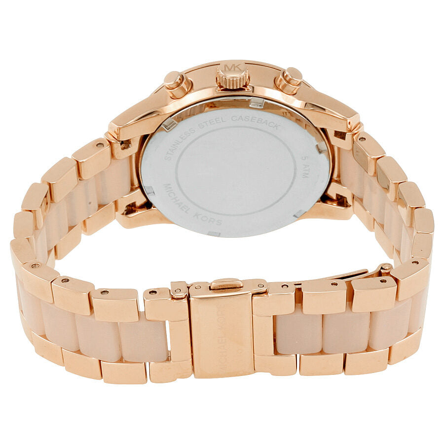 Michael Kors Ritz Chronograph Rose Gold Women's Watch - MK6307