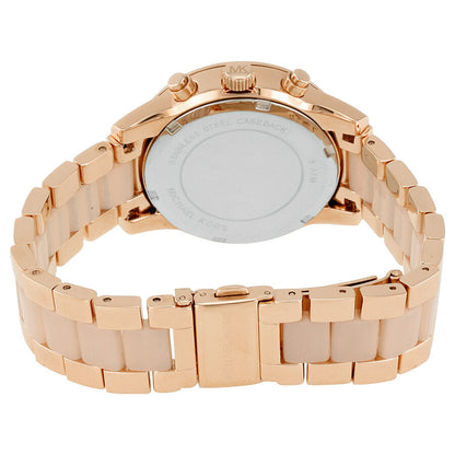 Michael Kors Ritz Chronograph Rose Gold Women's Watch - MK6307