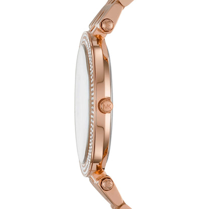 Michael Kors Rose Gold-Tone Darci Blue Dial Women's Watch - MK3728
